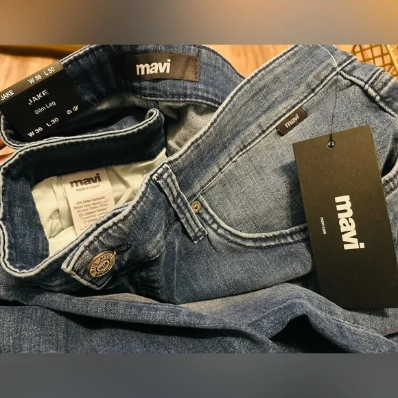 Mavi Men’s High Quality Indigo Slim Fit Jeans: New With Tags!